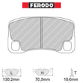 Ferodo - Kit pastiglie freno (FRP3095) - Ravasicorse