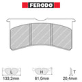 Ferodo - Kit pastiglie freno (FRP3097) - Ravasicorse