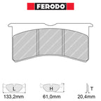 Ferodo - Kit pastiglie freno (FRP3097) - Ravasicorse