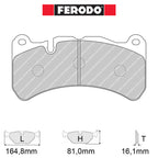 Ferodo - Kit pastiglie freno (FRP3100) - Subaru Impreza WRX 2.5 STI 300 Hp - Front / Ø340 mm disc - Ravasicorse