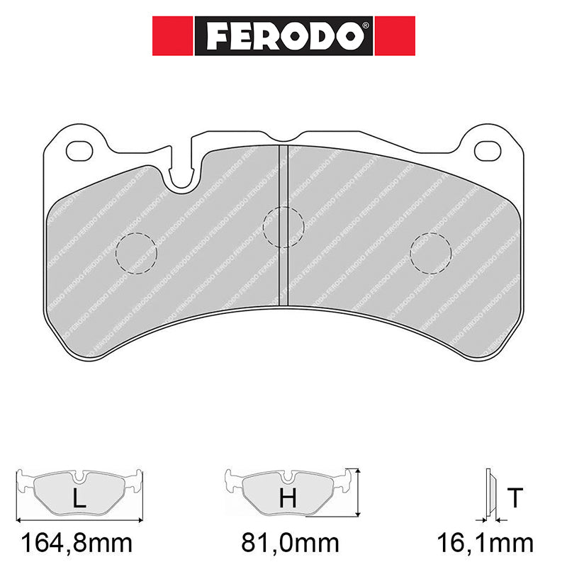 Ferodo - Kit pastiglie freno (FRP3100) - Subaru Impreza WRX 2.5 STI 300 Hp - Front / Ø340 mm disc - Ravasicorse