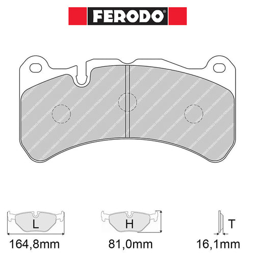 Ferodo - Kit pastiglie freno (FRP3100) - Subaru Impreza WRX 2.5 STI 300 Hp - Front / Ø340 mm disc - Ravasicorse