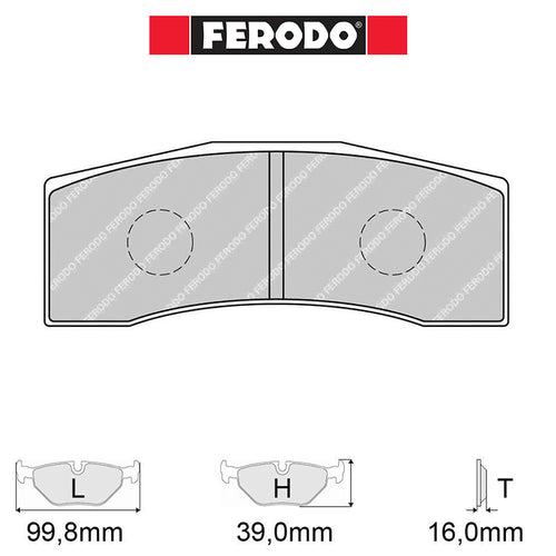 Ferodo - Kit pastiglie freno (FRP3102) - Ravasicorse