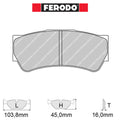 Ferodo - Kit pastiglie freno (FRP3103) - Ravasicorse