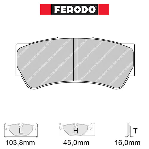 Ferodo - Kit pastiglie freno (FRP3103) - Ravasicorse