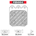 Ferodo - Kit pastiglie freno (FRP3104) - Ravasicorse