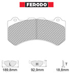 Ferodo - Kit pastiglie freno (FRP3106) - Nissan GT-R (R35) - Front - Ravasicorse