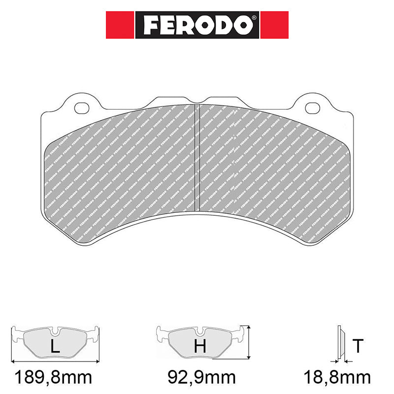Ferodo - Kit pastiglie freno (FRP3106) - Nissan GT-R (R35) - Front - Ravasicorse