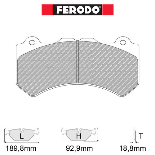 Ferodo - Kit pastiglie freno (FRP3106) - Nissan GT-R (R35) - Front - Ravasicorse