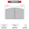 Ferodo - Kit pastiglie freno (FRP3108) - Ravasicorse