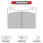Ferodo - Kit pastiglie freno (FRP3108) - Ravasicorse
