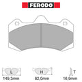 Ferodo - Kit pastiglie freno (FRP3114) - Ravasicorse