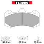 Ferodo - Kit pastiglie freno (FRP3114) - Ravasicorse