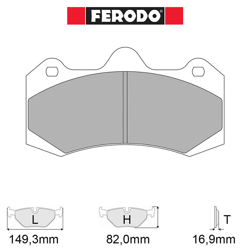 Ferodo - Kit pastiglie freno (FRP3114) - Ravasicorse
