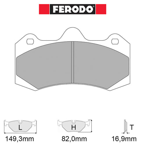 Ferodo - Kit pastiglie freno (FRP3114) - Ravasicorse