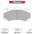 Ferodo - Kit pastiglie freno (FRP3110) - Ravasicorse