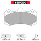 Ferodo - Kit pastiglie freno (FRP3110) - Ravasicorse