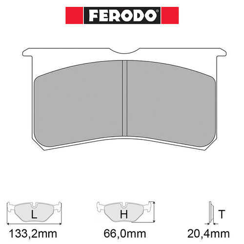Ferodo - Kit pastiglie freno (FRP3116) - Ravasicorse