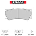 Ferodo - Kit pastiglie freno (FRP3117) - Ravasicorse