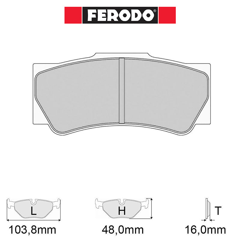 Ferodo - Kit pastiglie freno (FRP3117) - Ravasicorse