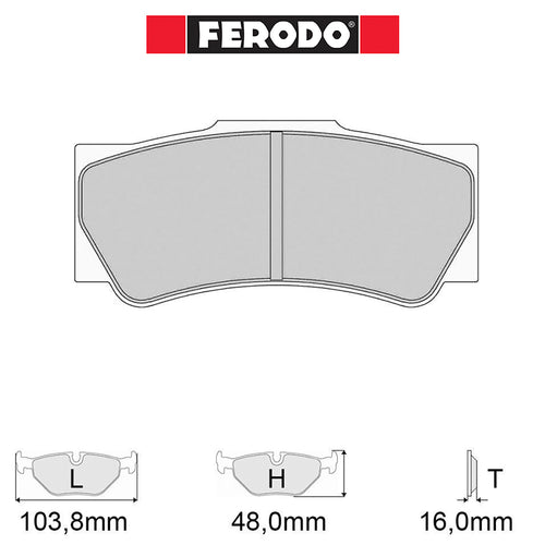 Ferodo - Kit pastiglie freno (FRP3117) - Ravasicorse