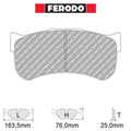 Ferodo - Kit pastiglie freno (FRP3128) - Ravasicorse