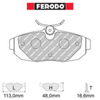 Ferodo - Kit pastiglie freno (FRP3130) - Ravasicorse
