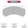 Ferodo - Kit pastiglie freno (FRP3133) - Ravasicorse