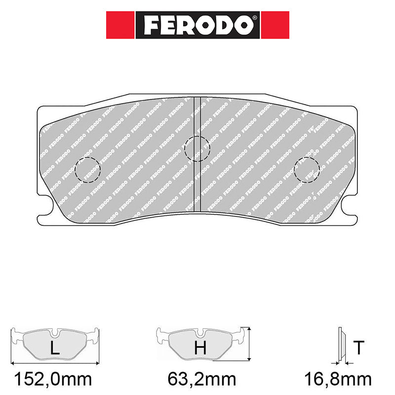 Ferodo - Kit pastiglie freno (FRP3134) - Ravasicorse