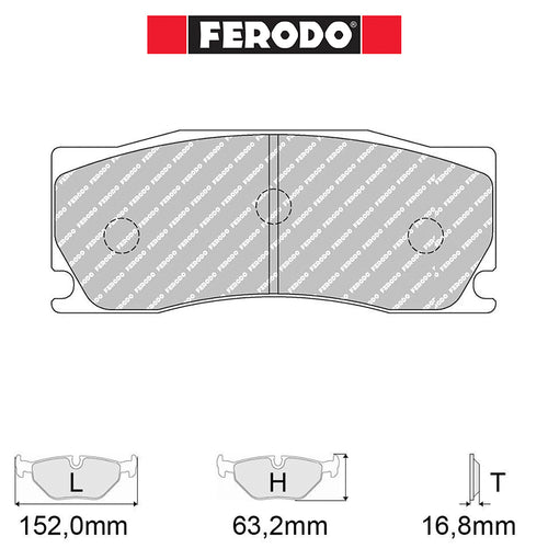 Ferodo - Kit pastiglie freno (FRP3134) - Ravasicorse