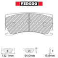 Ferodo - Kit pastiglie freno (FRP3135) - Ravasicorse