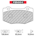 Ferodo - Kit pastiglie freno (FRP3137) - Ravasicorse