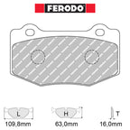 Ferodo - Kit pastiglie freno (FRP3137) - Ravasicorse