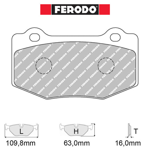 Ferodo - Kit pastiglie freno (FRP3137) - Ravasicorse