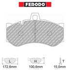 Ferodo - Kit pastiglie freno (FRP3141) - Ravasicorse
