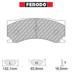 Ferodo - Kit pastiglie freno (FRP3142) - Ravasicorse