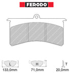 Ferodo - Kit pastiglie freno (FRP501) - Ravasicorse