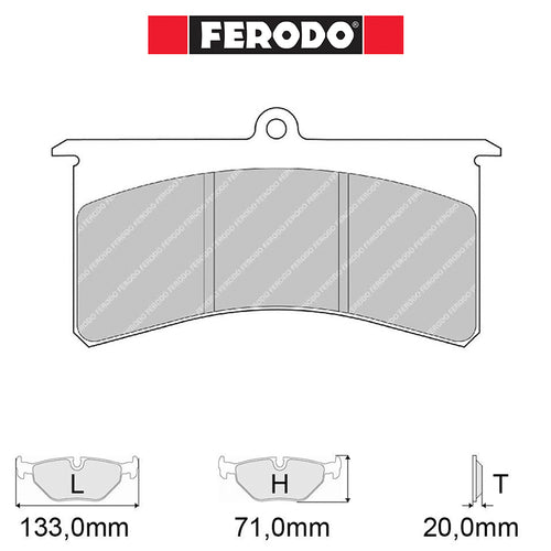 Ferodo - Kit pastiglie freno (FRP501) - Ravasicorse