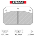 Ferodo - Kit pastiglie freno (FRP502) - Ravasicorse