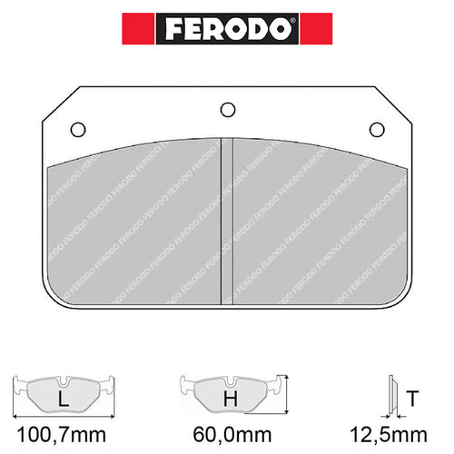 Ferodo - Kit pastiglie freno (FRP502) - Ravasicorse