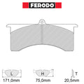 Ferodo - Kit pastiglie freno (FRP503) - Ravasicorse