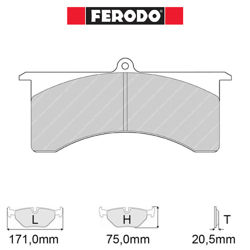 Ferodo - Kit pastiglie freno (FRP503) - Ravasicorse