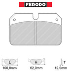 Ferodo - Kit pastiglie freno (FRP504) - Ravasicorse