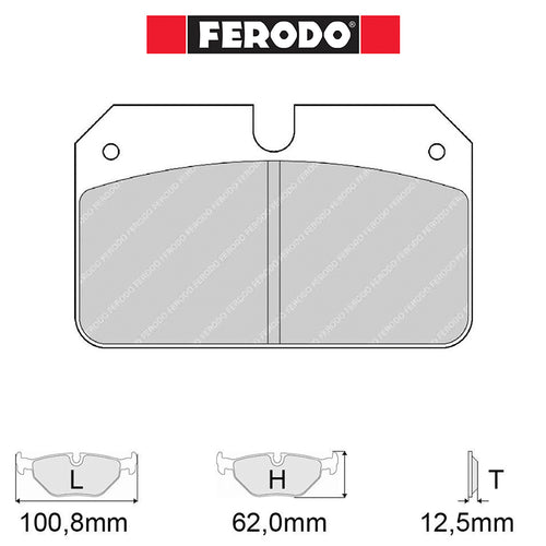 Ferodo - Kit pastiglie freno (FRP504) - Ravasicorse