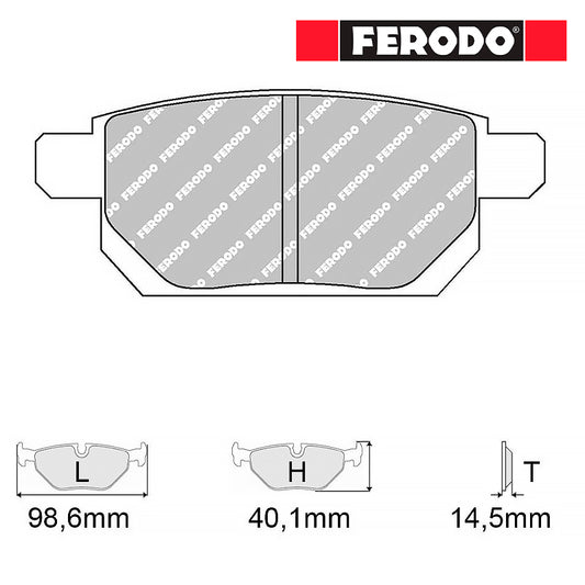Ferodo - Pastiglie freno 4430 (mescola: DS2500)