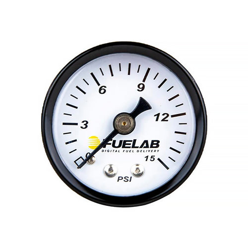 Fuelab - Manometro regolatore pressione 0-15 PSI (serie 515) - Ravasicorse