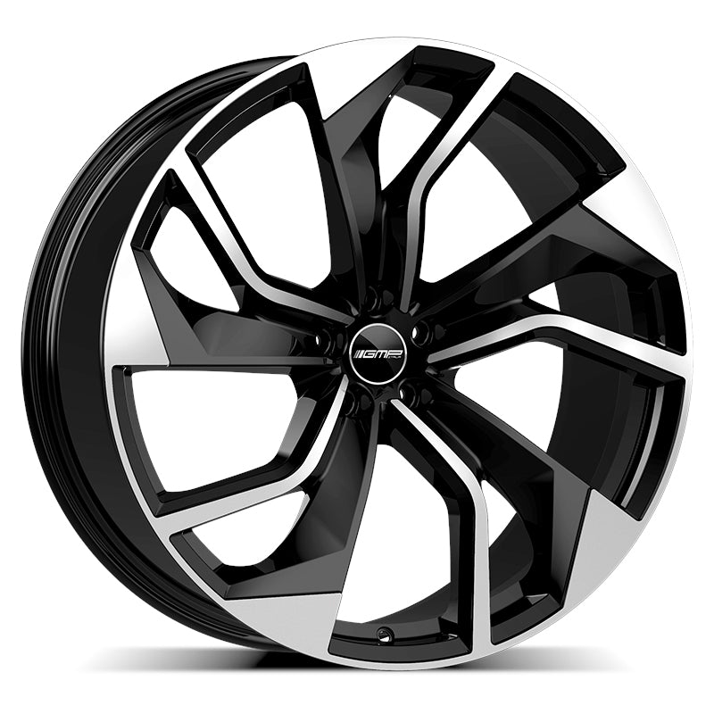 Set Audi e-tron, Q8, SQ8, RS Q8 - GMP Rebel 10.0x23" ET18 (Black Diamond) & Pirelli P-Zero PZ4 295/35R23 108Y - Ravasicorse