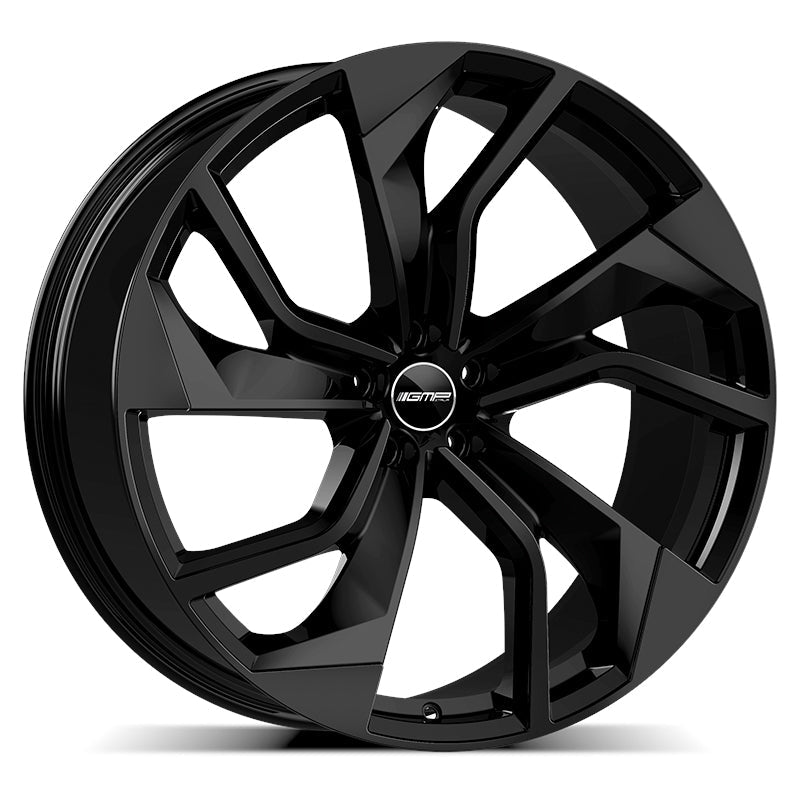 Set Audi e-tron, Q8, SQ8, RS Q8 - GMP Rebel 10.0x23" ET18 (Shiny Black) & Pirelli P-Zero PZ4 295/35R23 108Y - Ravasicorse