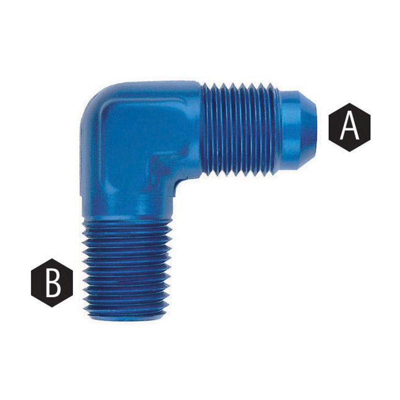 Goodridge - Adattatori 90° maschio-maschio (AN822)