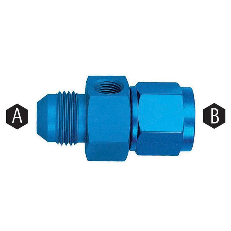 Goodridge - Adattatore femmina-maschio UNF con foro NPT (FP192/193)